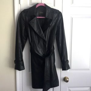 Cole Haan lambskin coat